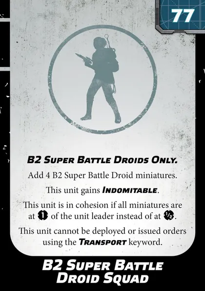 B2 Battle Droid Unit Guide 4